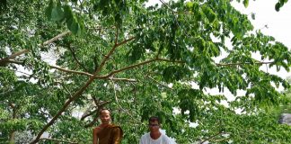 พระครูสมุห์สุพัฒน์ อนาลโย กับตุณพ่อเคน พลรักษา