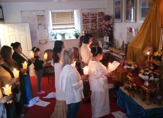 จาริกธรรมสกอตแลนด์ ตอนที่ ๑๕ ชาวไทยในสกอตแลนด์ เข้าวัดทำบุญวันออกพรรษา น้อมถวายเป็นพระราชกุศล ครบรอบวันสวรรคต ๓ ปี ร.๙ โดย พระใบฏีกาคทาวุธ คเวสกธมฺโม “วัดไทยพุทธาราม เมืองอเบอดีน ประเทศสกอตแลนด์