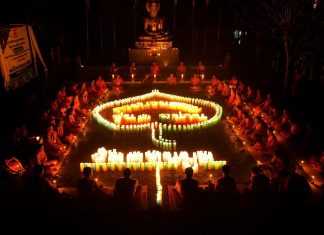 “เปิดห้องเรียนธรรมะ บ่มเพาะปัญญาให้ตื่นรู้ สานอุดมการณ์ทางพระพุทธศาสนาให้มีลมหายใจ” โดย พระมหาขวัญชัย กิตฺติเมธี ป.ธ.๙, ดร. "กิจกรรมจุดเทียนอุดมการณ์" เป็นอีกหนึ่งกิจกรรมหลักของคัมภีร์พระวิทยากร : หลักสูตรพระวิทยากรกระบวนธรรม ถอดบทเรียนโดย พระมหาขวัญชัย กิตฺติเมธี, ป.ธ.๙,ดร. ผู้อำนวยการสถาบันพัฒนาพระวิทยากร สำนักงานส่งเสริมคุณธรรม จริยธรรมฯ วัดสระเกศ ราชวรมหาวิหาร มีแนวคิดที่เน้นการเสียสละ ตามหลักประโยชน์ หรืออัตถะ ๓ อย่างคือ อัตตัตถะ ประโยชน์ตน, ปรัตถะ ประโยชน์ผู้อื่น และ อุภยัตถะ ประโยชน์ทั้งสองฝ่าย