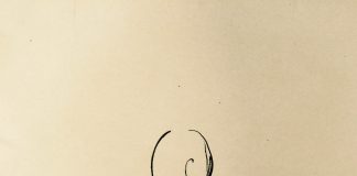 สมาธิ ภาพวาดลายเส้นพู่กันจีน โดย หมอนไม้ (มนสิกุล)