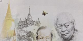 กราบขอบพระคุณ ภาพวาด พระอาจารย์ญาณวชิระ บนปกหนังสือ "หลักการทำบุญและปฏิบัติธรรมในชีวิตประจำวัน เขียนโดย พระราชกิจจาภรณ์ (เทอด ญาณวชิโร) ในขณะนั้น