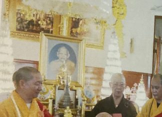 สมเด็จพระพุฒาจารย์ (เกี่ยว อุปเสโณ) ต้อนรับคณะสงฆ์จีนจากวัดเส้าหลิน