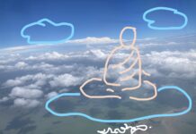พระพุทธเจ้าในทุกที่ :: ภาพถ่ายบนเครื่องบินและภาพวาดโดย มนสิกุล