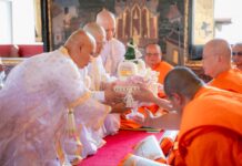วัดสระเกศฯ จัดพิธีอุปสมบทหมู่ศิษยานุศิษย์ครั้งใหญ่ เชิดชูเจตนารมณ์ “อุปเสณวงศ์” รำลึก ๑๓ ปีมรณกาล “สมเด็จพระพุฒาจารย์ (เกี่ยว อุปเสณมหาเถร ป.ธ.๙)” ๑๐ สิงหาคม พุทธศักราช ๒๕๖๙ โดยมีเจ้าประคุณสมเด็จพระวชิรสิทธาจารย์ เป็นพระอุปัชฌาย์